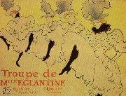 toulouse-lautrec, Miss Eglantine's Troupe